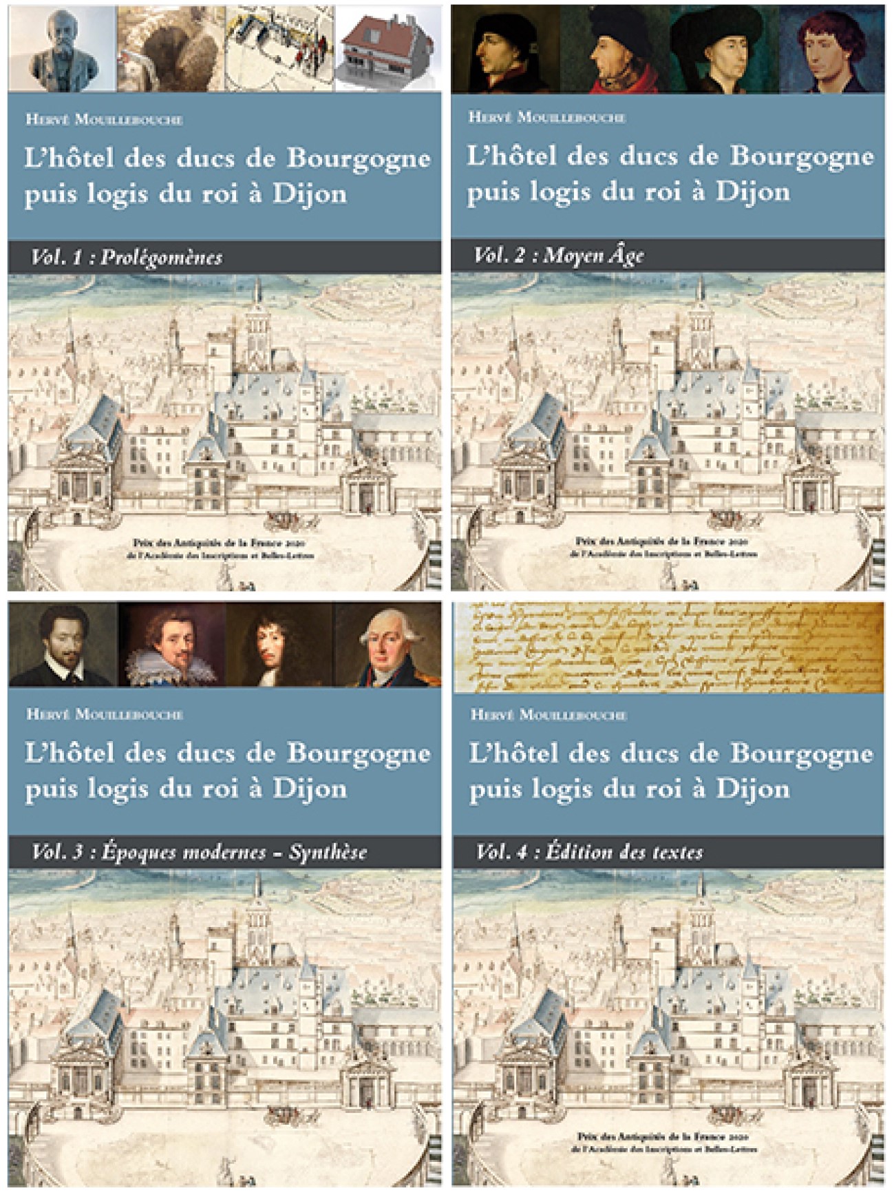 "L’hôtel des ducs de Bourgogne, puis du logis du roi à Dijon" de Hervé Mouillebouche, maître de conférences en histoire médiévale