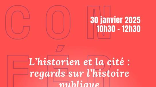 Conférence Patrick BOUCHERON « L’historien et la cité: regards sur l’histoire publique »